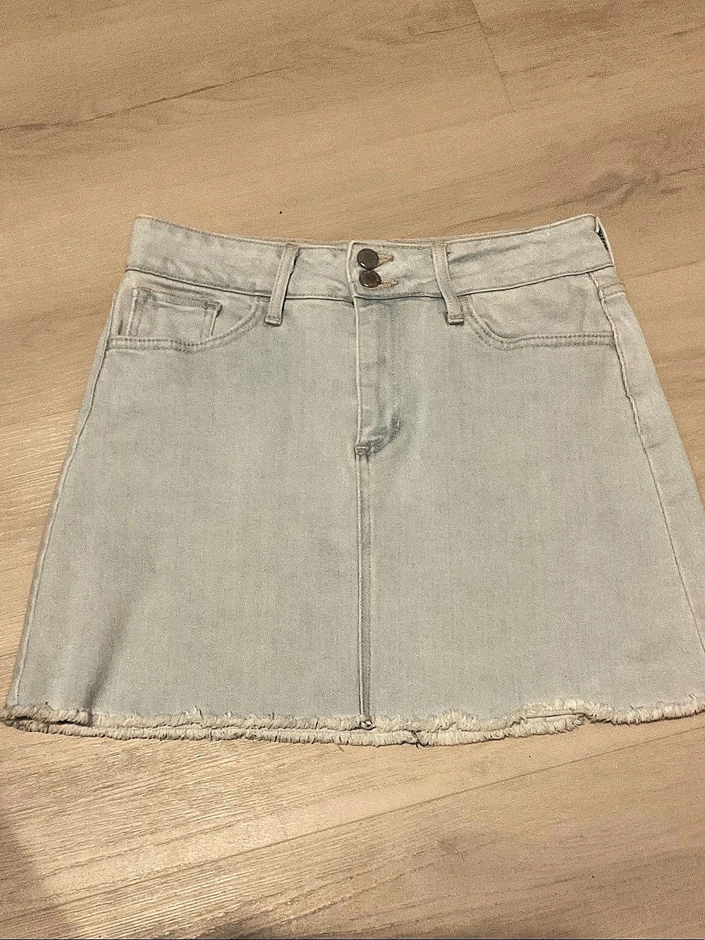 Just Black Denim Mini Skirt Size Small